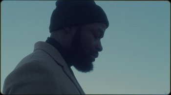 Movie still from “Jesse Markin - Jericho” (2019), directed by Kim Koponen – Close Up shot, Low angle