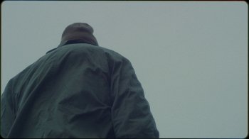 Movie still from “Jesse Markin - Jericho” (2019), directed by Kim Koponen – Extreme Close Up shot, Low angle