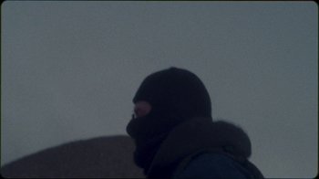 Movie still from “Jesse Markin - Jericho” (2019), directed by Kim Koponen – Extreme Close Up shot, Low angle