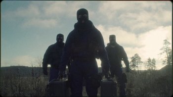 Movie still from “Jesse Markin - Jericho” (2019), directed by Kim Koponen – Wide shot, Low angle