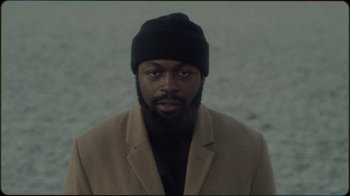 Movie still from “Jesse Markin - Jericho” (2019), directed by Kim Koponen – Close Up shot, Low angle