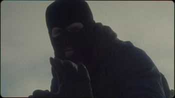 Movie still from “Jesse Markin - Jericho” (2019), directed by Kim Koponen – Extreme Close Up shot, Low angle