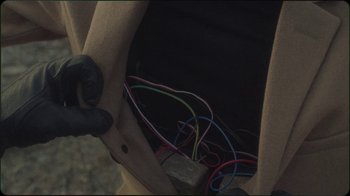 Movie still from “Jesse Markin - Jericho” (2019), directed by Kim Koponen – Extreme Close Up shot, Overhead angle