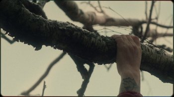 Movie still from “Jesse Markin - Jericho” (2019), directed by Kim Koponen – Extreme Close Up shot, Low angle