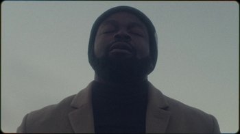 Movie still from “Jesse Markin - Jericho” (2019), directed by Kim Koponen – Close Up shot, Low angle