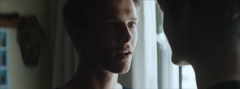 Movie still from “Masasolo - Just as Real” (2019), directed by Ida Andreasen – Close Up shot, Over the shoulder angle