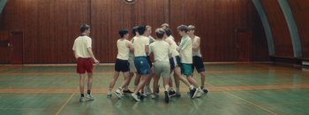 Movie still from “Masasolo - Just as Real” (2019), directed by Ida Andreasen – Wide shot, High angle