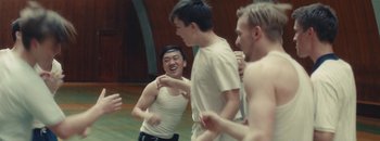 Movie still from “Masasolo - Just as Real” (2019), directed by Ida Andreasen – Medium shot, Over the shoulder angle