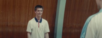 Movie still from “Masasolo - Just as Real” (2019), directed by Ida Andreasen – Medium shot, Low angle