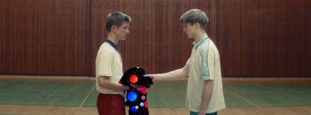 Movie still from “Masasolo - Just as Real” (2019), directed by Ida Andreasen – Medium shot, High angle