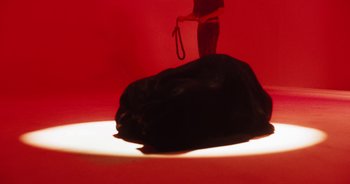 Movie still from “Majetic - Lead Halo” (2019), directed by Jillian Iscaro – Extreme Close Up shot, High angle