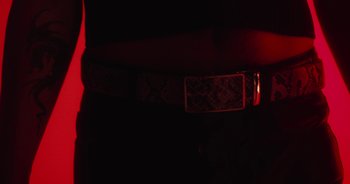 Movie still from “Majetic - Lead Halo” (2019), directed by Jillian Iscaro – Extreme Close Up shot, Overhead angle