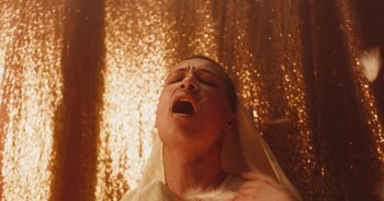 Movie still from “Majetic - Lead Halo” (2019), directed by Jillian Iscaro – Close Up shot, Low angle