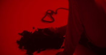 Movie still from “Majetic - Lead Halo” (2019), directed by Jillian Iscaro – Extreme Close Up shot, Overhead angle