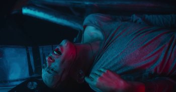 Movie still from “Majetic - Lead Halo” (2019), directed by Jillian Iscaro – Close Up shot, Overhead angle