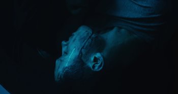 Movie still from “Majetic - Lead Halo” (2019), directed by Jillian Iscaro – Extreme Close Up shot, Overhead angle