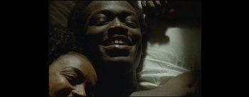 Movie still from “Noah Meah - Poolside” (2019), directed by Danny Griffioen – Extreme Close Up shot, Overhead angle