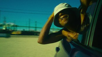 Movie still from “Huey Briss - Regardless” (2019), directed by Michael Priestley – Close Up shot, Overhead angle