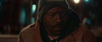 Movie still from “Vonavi - Sunburst feat. Run Rivers” (2019), directed by Daniel Uribe – Close Up shot, Low angle