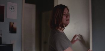 Movie still from “Abstrackt Keal Agram - For No One” (2019), directed by Romain Laurent – Medium shot, Low angle