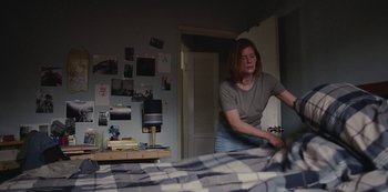 Movie still from “Abstrackt Keal Agram - For No One” (2019), directed by Romain Laurent – Medium shot, Low angle