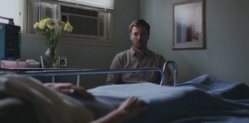 Movie still from “Abstrackt Keal Agram - For No One” (2019), directed by Romain Laurent – Medium shot, Over the shoulder angle