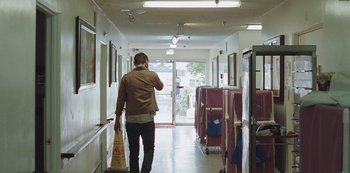 Movie still from “Abstrackt Keal Agram - For No One” (2019), directed by Romain Laurent – Wide shot, Over the shoulder angle