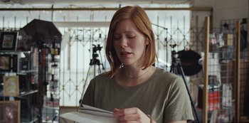 Movie still from “Abstrackt Keal Agram - For No One” (2019), directed by Romain Laurent – Close Up shot, Over the shoulder angle