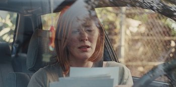 Movie still from “Abstrackt Keal Agram - For No One” (2019), directed by Romain Laurent – Close Up shot, Over the shoulder angle