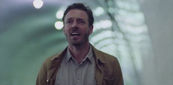 Movie still from “Abstrackt Keal Agram - For No One” (2019), directed by Romain Laurent – Close Up shot, Low angle