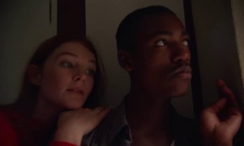 Movie still from “Gaspar Narby - Sight feat. D.A.N” (2018), directed by Theo Le Sourd – Close Up shot, Low angle