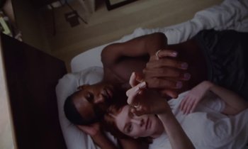 Movie still from “Gaspar Narby - Sight feat. D.A.N” (2018), directed by Theo Le Sourd – Medium shot, Overhead angle