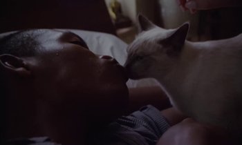 Movie still from “Gaspar Narby - Sight feat. D.A.N” (2018), directed by Theo Le Sourd – Extreme Close Up shot, Low angle