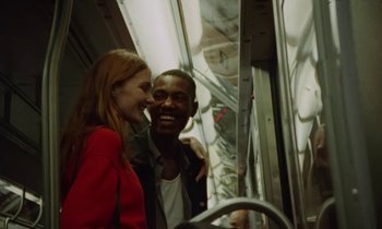 Movie still from “Gaspar Narby - Sight feat. D.A.N” (2018), directed by Theo Le Sourd – Medium shot, Over the shoulder angle