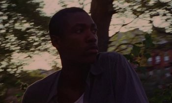 Movie still from “Gaspar Narby - Sight feat. D.A.N” (2018), directed by Theo Le Sourd – Close Up shot, Low angle