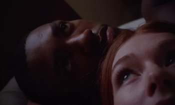 Movie still from “Gaspar Narby - Sight feat. D.A.N” (2018), directed by Theo Le Sourd – Extreme Close Up shot, Low angle