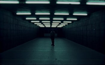 Movie still from “Elio Toffana - Genesis” (2018), directed by Miguel Angulo – Extreme Wide shot, High angle