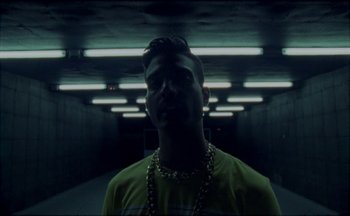 Movie still from “Elio Toffana - Genesis” (2018), directed by Miguel Angulo – Close Up shot, Low angle