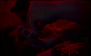 Movie still from “Elio Toffana - Genesis” (2018), directed by Miguel Angulo – Extreme Close Up shot, High angle