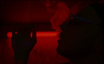 Movie still from “Elio Toffana - Genesis” (2018), directed by Miguel Angulo – Extreme Close Up shot, Low angle