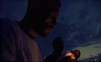 Movie still from “Elio Toffana - Genesis” (2018), directed by Miguel Angulo – Close Up shot, Low angle