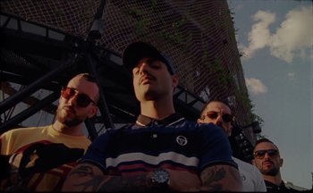 Movie still from “Elio Toffana - Genesis” (2018), directed by Miguel Angulo – Medium shot, Low angle