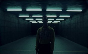 Movie still from “Elio Toffana - Genesis” (2018), directed by Miguel Angulo – Wide shot, Low angle