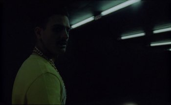 Movie still from “Elio Toffana - Genesis” (2018), directed by Miguel Angulo – Close Up shot, Low angle