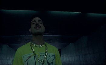 Movie still from “Elio Toffana - Genesis” (2018), directed by Miguel Angulo – Close Up shot, Low angle