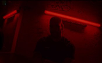 Movie still from “Elio Toffana - Genesis” (2018), directed by Miguel Angulo – Extreme Close Up shot, Low angle