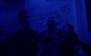 Movie still from “Elio Toffana - Genesis” (2018), directed by Miguel Angulo – Medium shot, Low angle