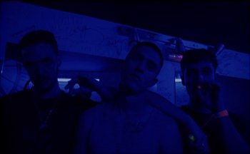 Movie still from “Elio Toffana - Genesis” (2018), directed by Miguel Angulo – Medium shot, Low angle