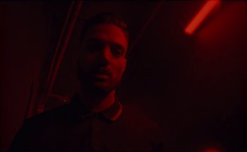 Movie still from “Elio Toffana - Genesis” (2018), directed by Miguel Angulo – Close Up shot, Low angle