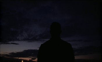 Movie still from “Elio Toffana - Genesis” (2018), directed by Miguel Angulo – Medium shot, Low angle